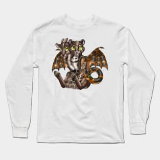 Chimera Cubs: Clouded Leopard (Tawny) Long Sleeve T-Shirt